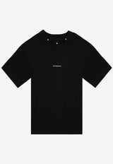 Embroidered Logo Crewneck T-shirt