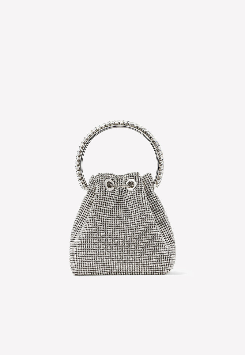 Bon Bon Crystal Mesh Bucket Bag