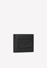 Logo Calfskin Bi-Fold Wallet