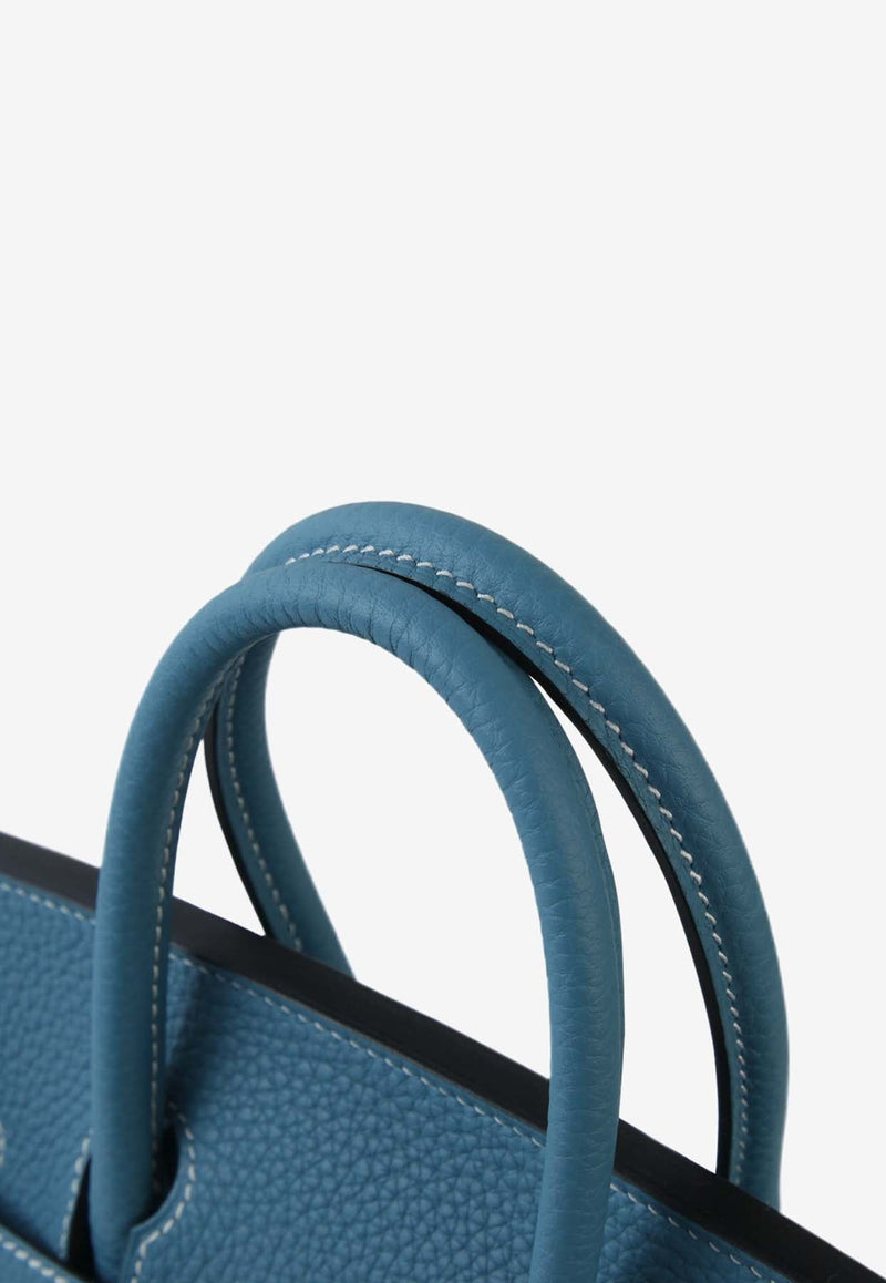 Birkin 25 in New Blue Jean Togo Leather with Palladium Hardware
