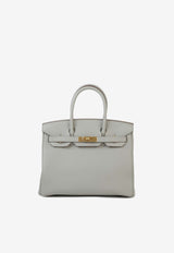 Birkin 30 in Beton Togo Leather with Gold Hardware