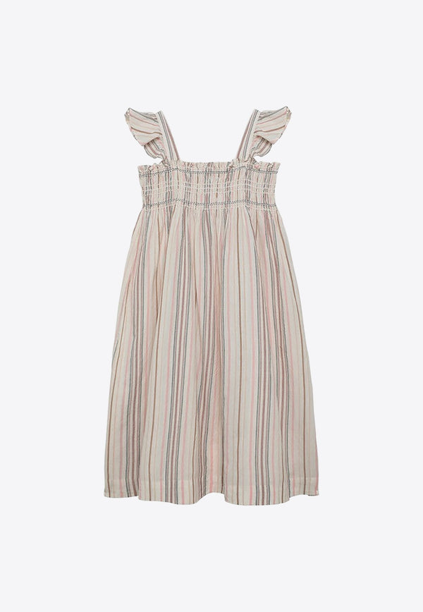 Girls Alexandra Striped Dress