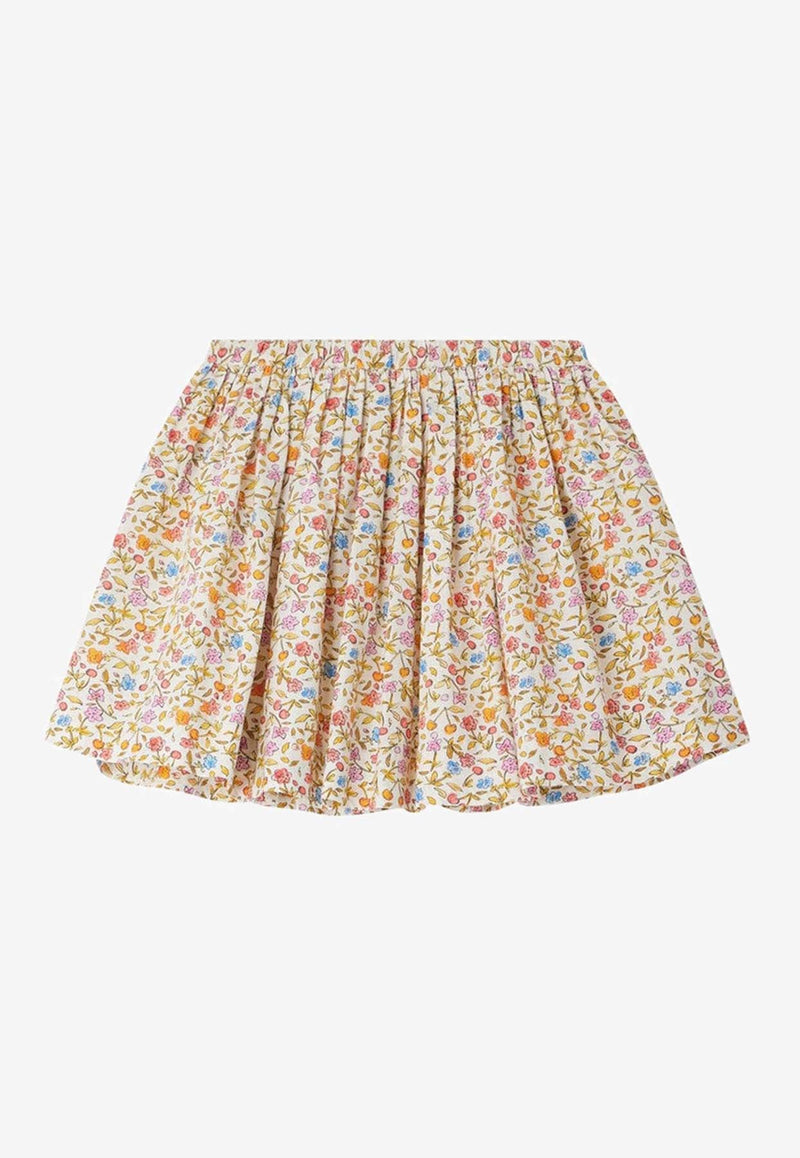 Girls Suzon Floral Skirt