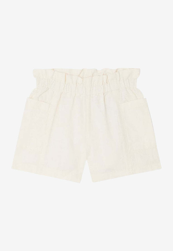 Babies Gathered-Waist Shorts