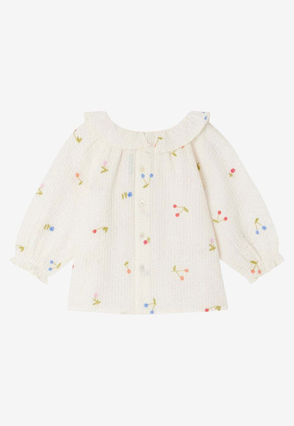 Baby Girls Dolci Seersucker Blouse