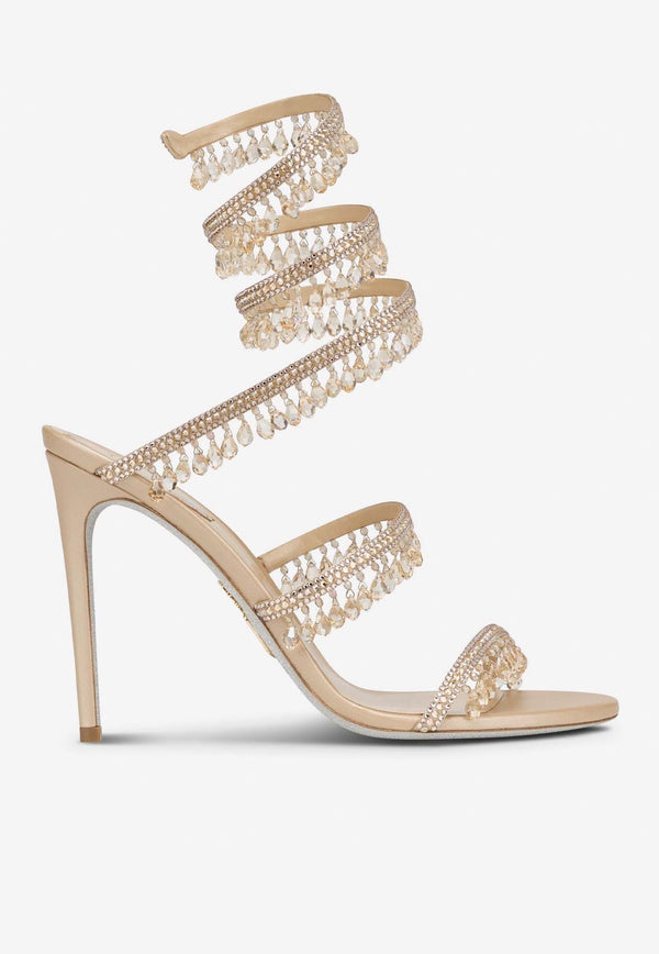 Chandelier 105 Crystal-Embellished Sandals