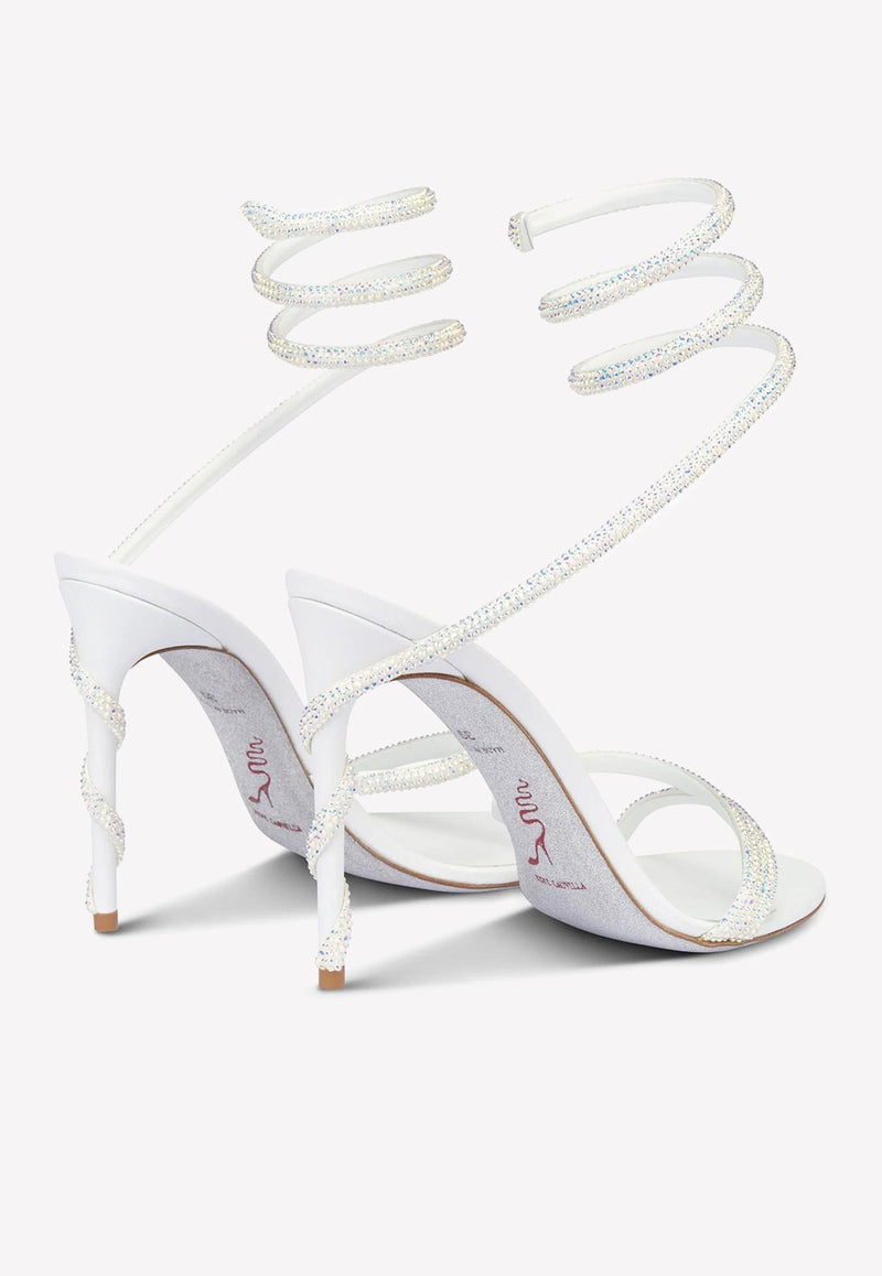 Margot 105 Crystal-Embellished Sandals