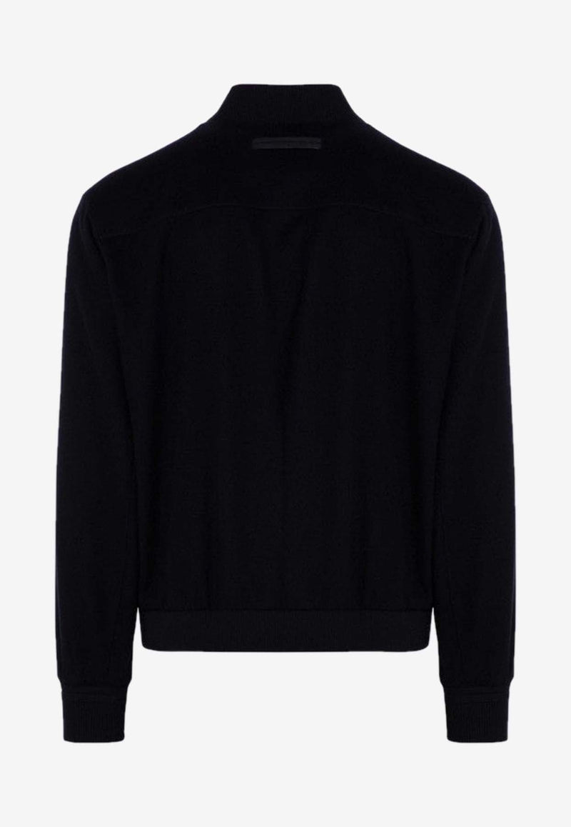 Cashmere Bomber Jacket