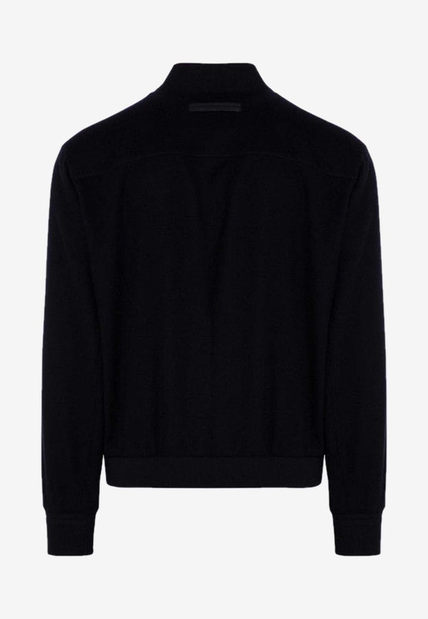 Cashmere Bomber Jacket