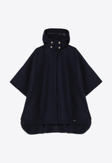 Girls Wool Hooded Cape