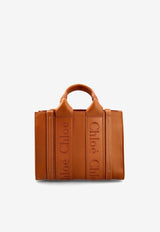 Small Woody Tote Bag in Calf Leather