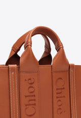 Small Woody Calf Leather Shoulder Bag