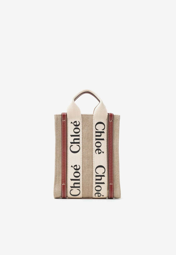 Mini Woody North South Tote Bag