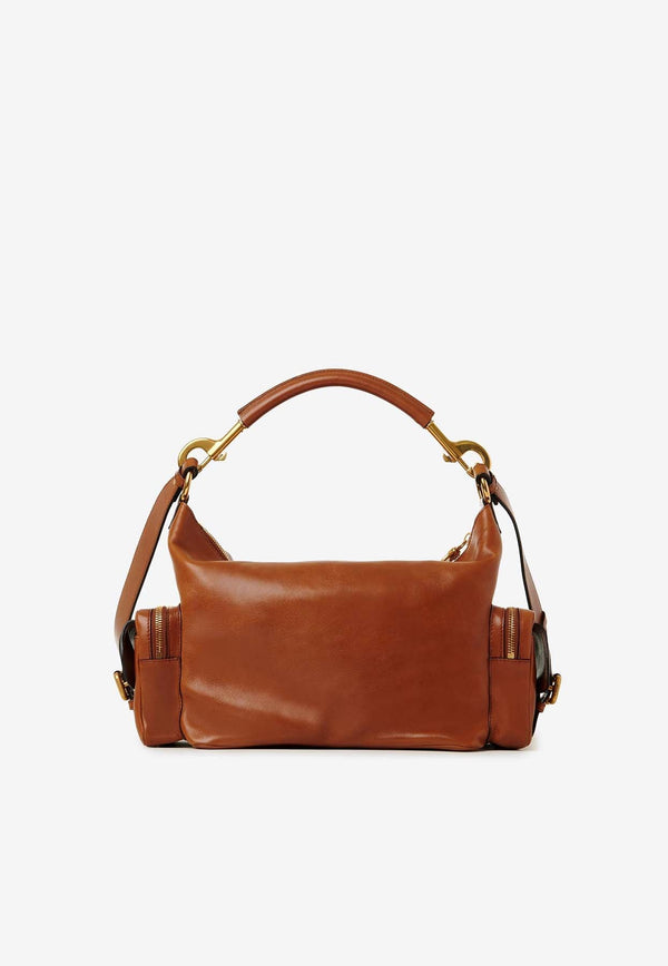 Shoulder Bag in Shiny Leather