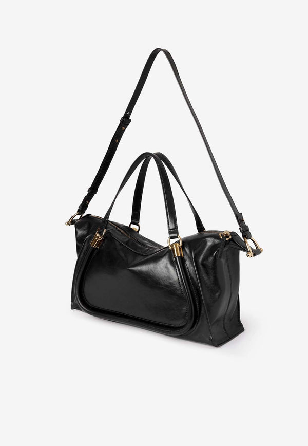 Paraty 24 Duffle Bag in Shiny Leather