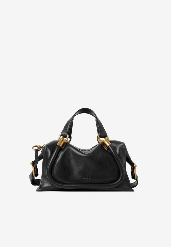 Small Paraty 24 Top Handle Bag in Shiny Leather