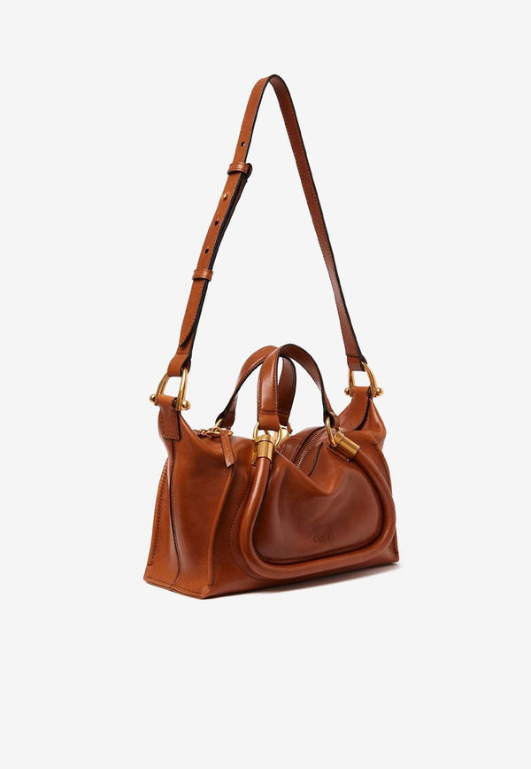 Small Paraty 24 Top Handle Bag in Shiny Leather