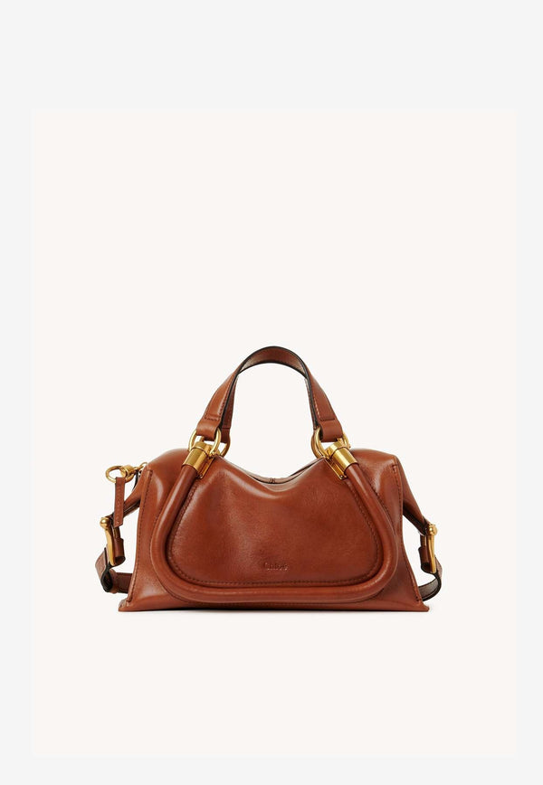 Small Paraty 24 Top Handle Bag in Shiny Leather