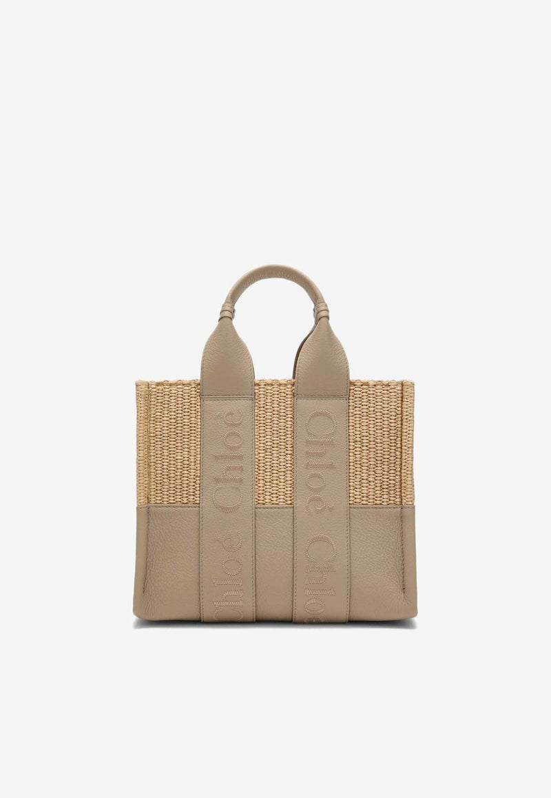 Small Paneled Woody Tote Bag