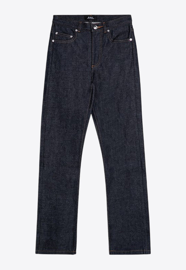 Straight-Leg Denim Pants