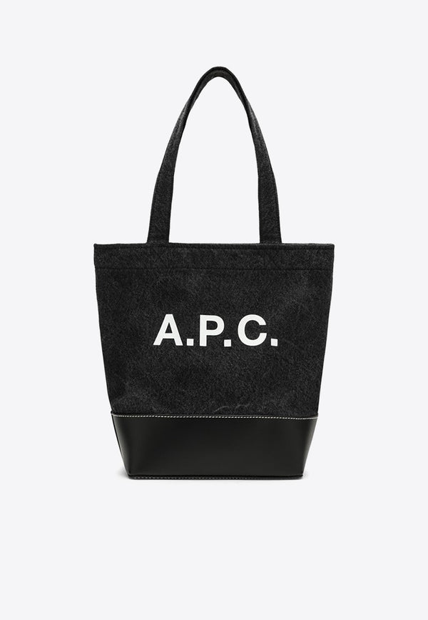 Small Axel Logo Print Tote Bag