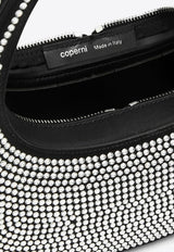 Swipe Crystal Embellished Shoulder Bag