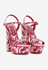 Keira 105 Majolica Print Platform Sandals