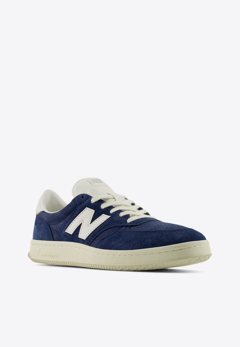 T500 Low-Top Sneakers in Navy with Sea Salt and Marine Blue