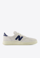 T500 Low-Top Sneakers in Sea Salt with Navy and Angora