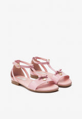 Girls T-strap Patent Leather Sandals