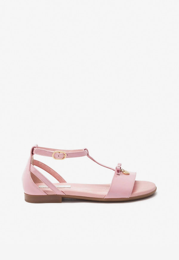 Girls T-strap Patent Leather Sandals