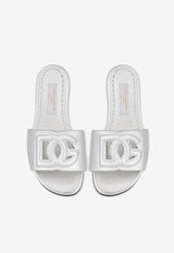 Girls DG Millennial Laminated Flat Sandals