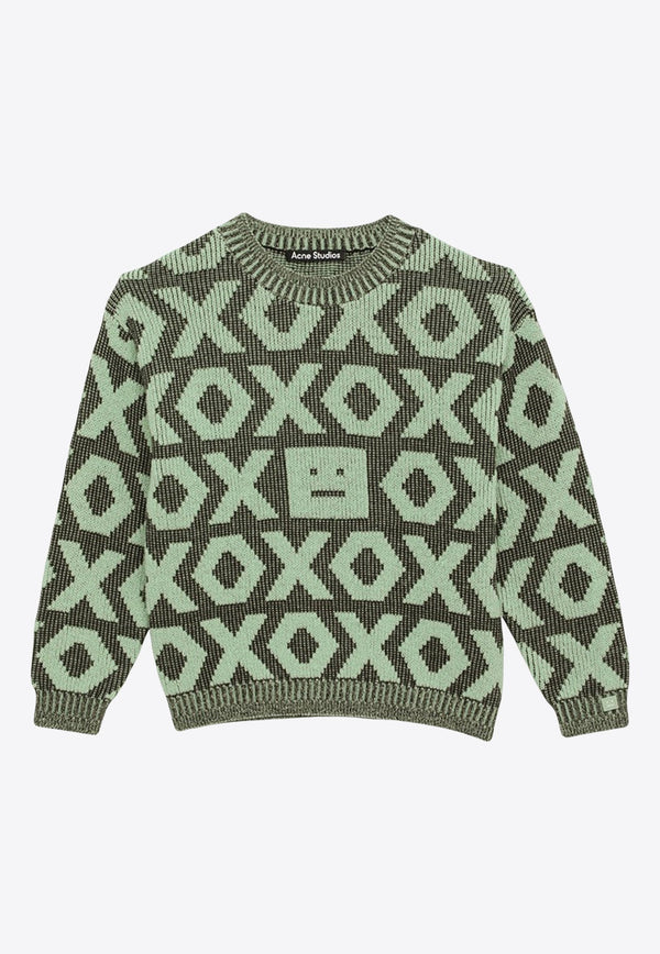 Boys Logo Animation Knit Sweater