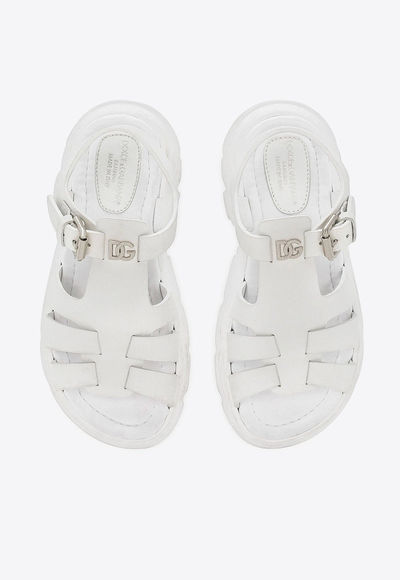 Boys Logo Sandals