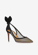 85 Bow Tie Mesh Pumps