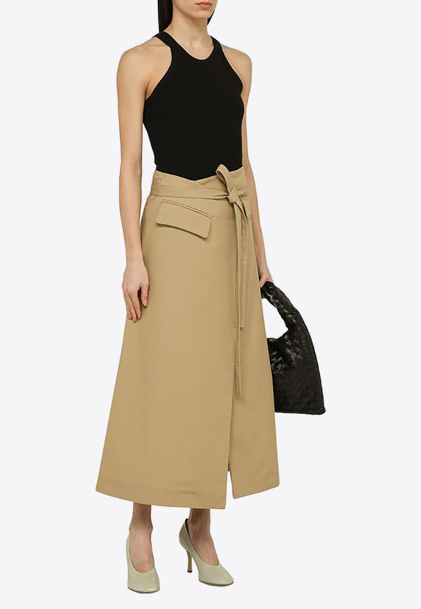 Deserto Wrap-Around Midi Skirt