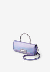 Diamond Chain Top Handle Bag