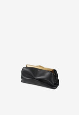 Diamond Frame Clutch in Calf Leather