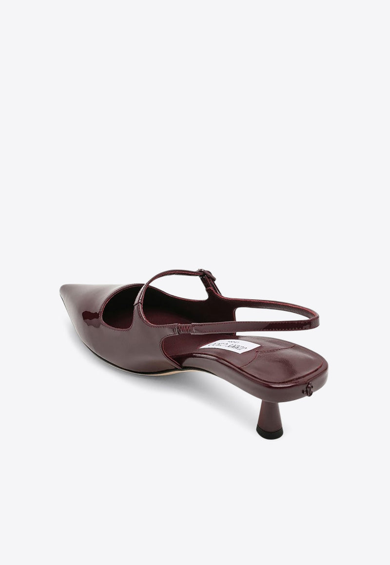 Didi 45 Patent Leather Slingback Pumps