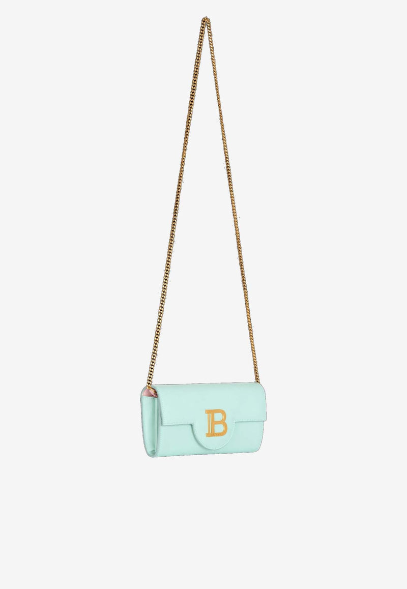 B-Buzz Calf Leather Chain Clutch