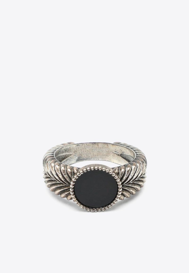 Silver Stone Ring