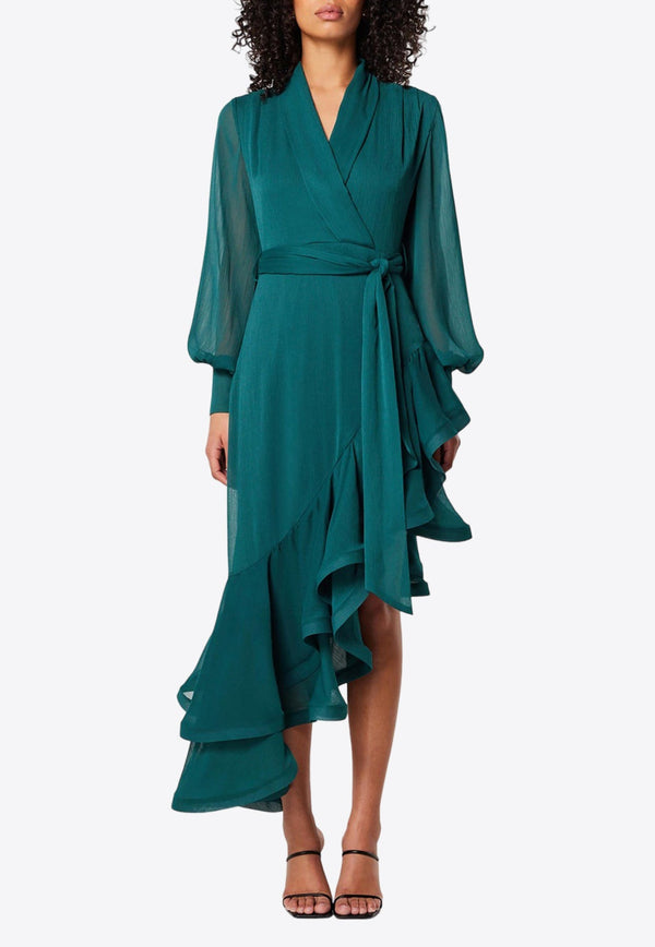 Genevieve Asymmetric Ruffled Dress