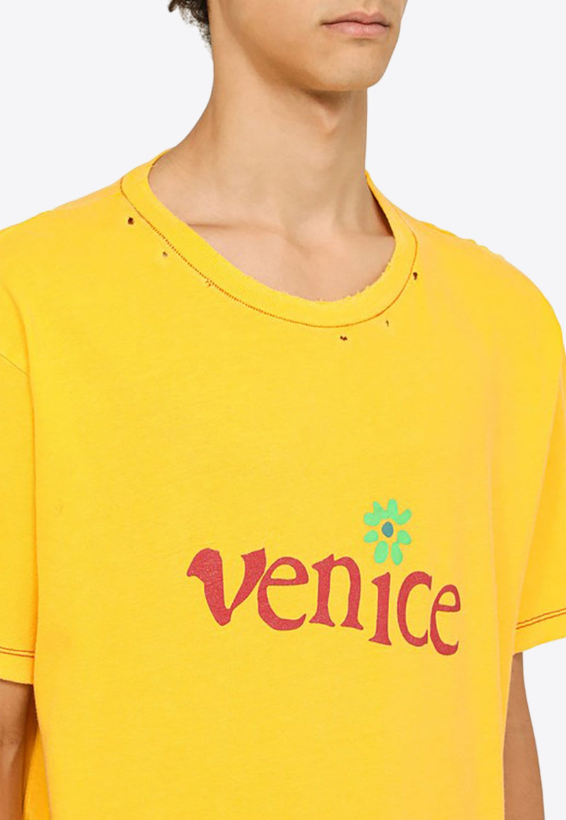 Distressed Venice Crewneck T-shirt