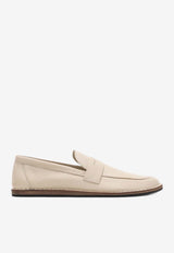 Cary Grained Leather Loafers