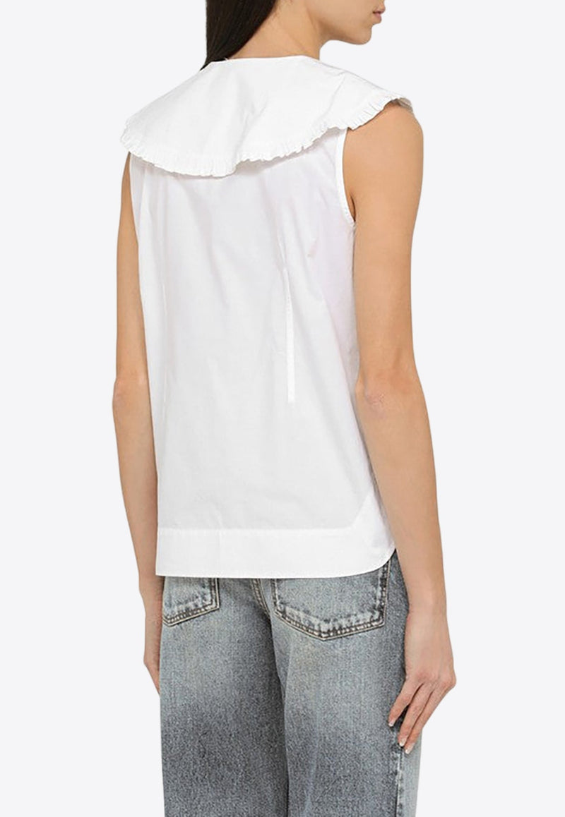 Puritan Collar Sleeveless Shirt