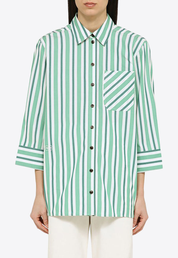 Long-Sleeved Striped Shirt