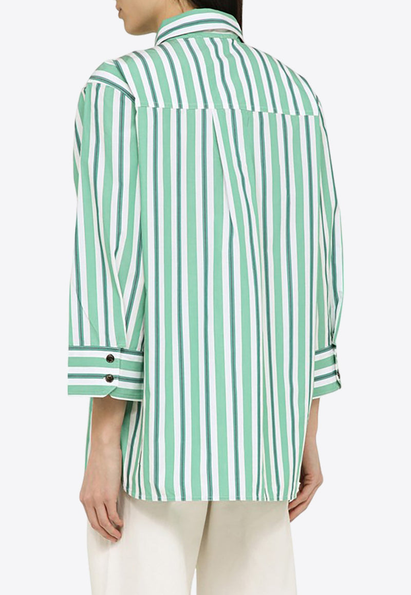 Long-Sleeved Striped Shirt