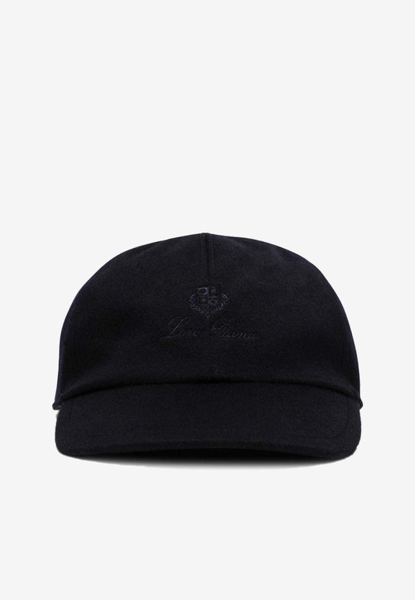 Logo Cashmere Baseball Cap