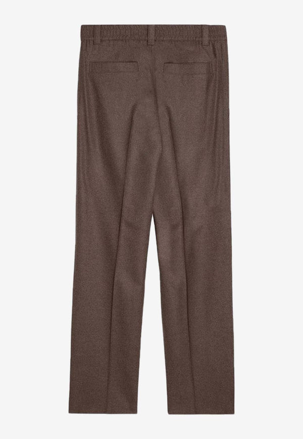 Reinga Wool and Cashmere Tailored Pants