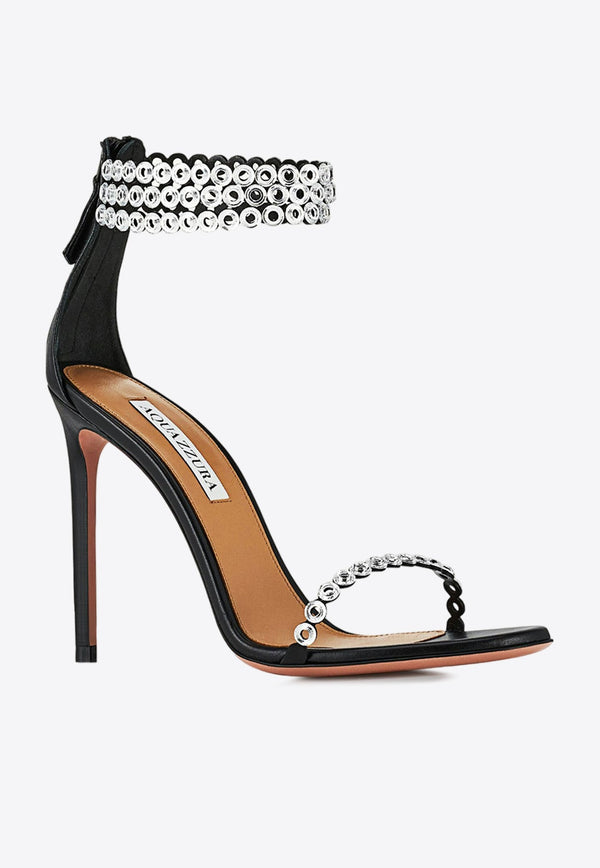 Forever 105 Crystal Sandals in Nappa Leather